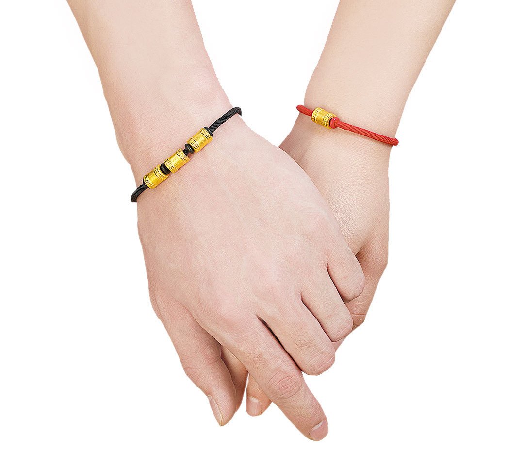 xiaomi-LuckyME-Gold - beads-bracelet-17см